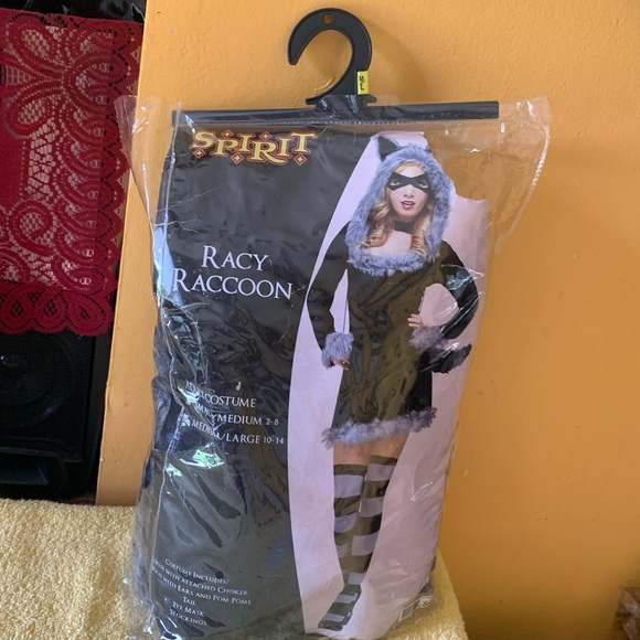 SPIRIT Racy Raccoon Other Spirit Racy Raccoon Adult Costume
